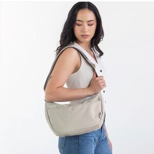 BNWT Canvelle Medium Crescent Bag in Gray - Still in Plastic!!!